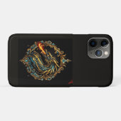 ドラゴン卓球ラケット | ファンタジードラゴン スポーツ Case-Mate iPhoneケース (裏面(横))