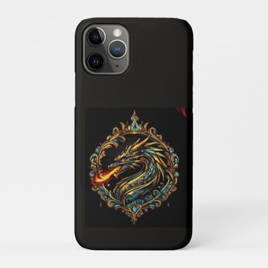 ドラゴン卓球ラケット | ファンタジードラゴン スポーツ Case-Mate iPhoneケース (裏)