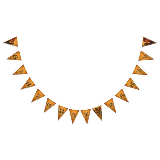 ドラゴン印刷可能バナー バンティングフラッグ (全)