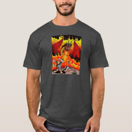 ドラゴン及びウサギ Tシャツ