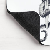 ドラゴン及び剣のマウスパッド マウスパッド (コーナー)