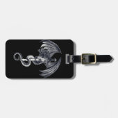 ドラゴン及び剣の荷物のラベル ラゲッジタグ (正面横)