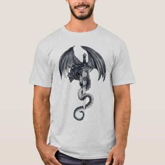 ドラゴン及び剣のTシャツ Tシャツ