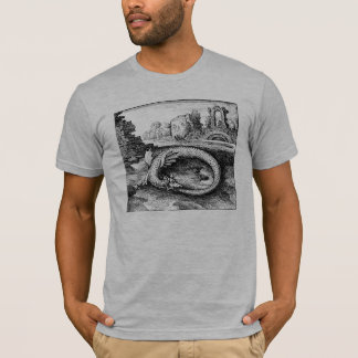 ドラゴン噛み込みテールティーシャツ Tシャツ