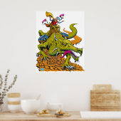 ドラゴン図書館 ポスター (キッチン)