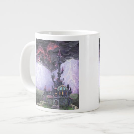 ドラゴン城 ジャンボコーヒーマグカップ (正面左)