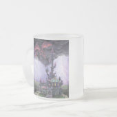 ドラゴン城 フロストグラスマグカップ (正面左)