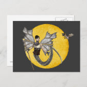 ドラゴン女神はがき ポストカード (正面/裏面)