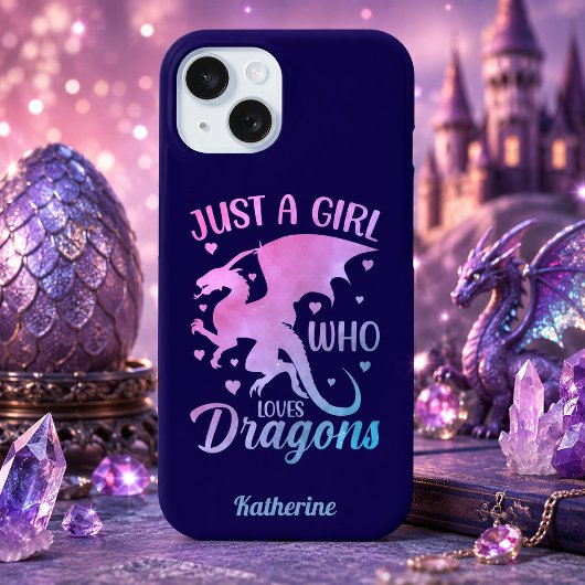 ドラゴン好き女子 - ファンタジードラゴン Case-Mate iPhoneケース