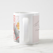 ドラゴン威厳のあると戦士のマグ ジャンボコーヒーマグカップ (裏面)