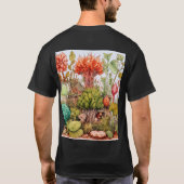 ドラゴン威厳のあるエンブレムTシャツ Tシャツ (裏面)
