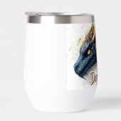 ドラゴン威厳のあるヘッドウォーター色イラストレーション (右面)