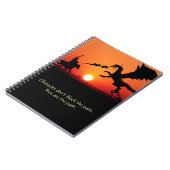 ドラゴン対ナイト感動的やる気を起こさせる ノートブック (左側)