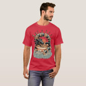 ドラゴン寿司ラーメン ブラックバージョン Tシャツ (正面フル)
