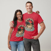 ドラゴン寿司ラーメン ブラックバージョン Tシャツ (ユニセックス)