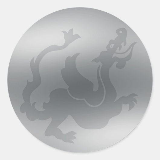 ドラゴン封筒用シール ラウンドシール (正面)