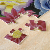 ドラゴン小妖精や小人フラワーガーデン ジグソーパズル (側面)