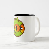 ドラゴン少し! ツートーンマグカップ (正面右)