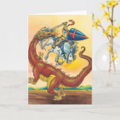 ドラゴン層 カード (黄色い花)