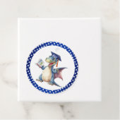 ドラゴン幼稚園大学院メッセージカード フェイバータグ (インサイチュ)