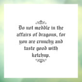 ドラゴン引用文 ウィンドウサイン (シート3)