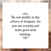 ドラゴン引用文 ウィンドウサイン (シート2)