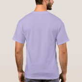 ドラゴン彫刻 - 紫 Tシャツ (裏面)