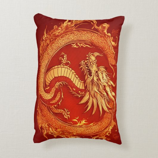 「ドラゴン心地よい:ドラガンPで夢を解き放つ アクセントクッション (裏面(縦))