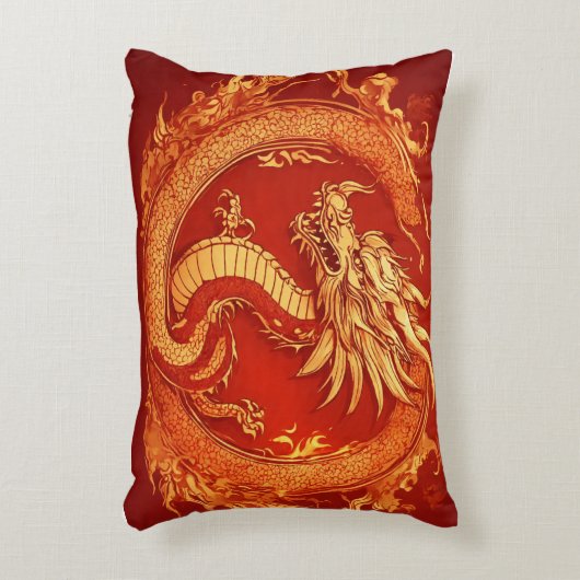 「ドラゴン心地よい：ドラガンPで夢を解き放つ アクセントクッション (正面(垂直))