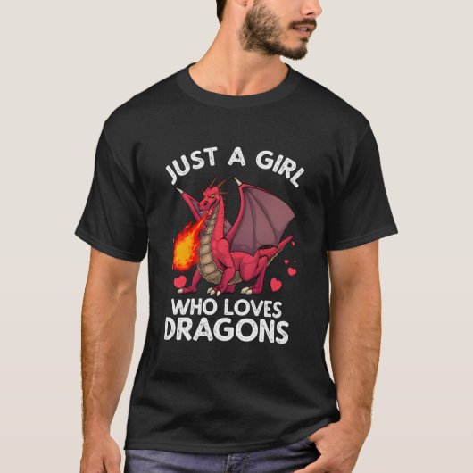 ドラゴン愛のドラゴン 神話のドラゴン Tシャツ (正面)