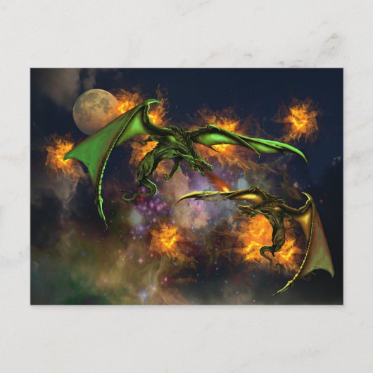 ドラゴン戦争 ポストカード (正面)