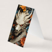 ドラゴン折りブックマーク 名刺 (裏面)