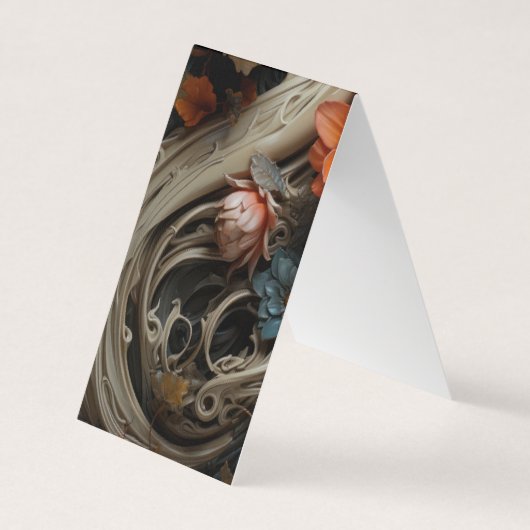 ドラゴン折りブックマーク 名刺 (正面)