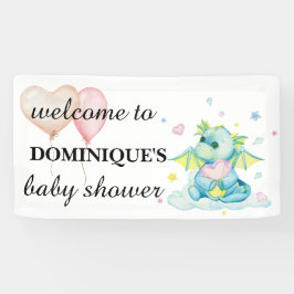 ドラゴン持ちハート – ウェルカムバナー 横断幕