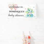 ドラゴン持ちハート – ウェルカムバナー 横断幕 (インサイチュ)