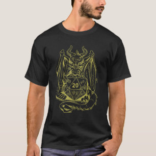 ドラゴン持ちRpgサイコロボードゲームの役遊人 Tシャツ