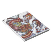 ドラゴン日本のタトゥーデザイン ノートパッド (アングル)