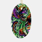 ドラゴン日本のタトゥー セラミックオーナメント (右)