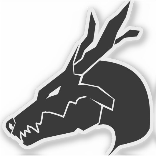 ドラゴン派 シール (正面)