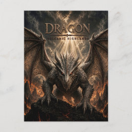 ドラゴン火山高原ダークシネマ ポストカード