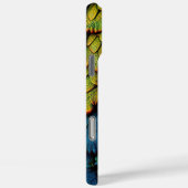 ドラゴン爬虫類はかりで測グリーンブルーイエローアーマー Case-Mate iPhoneケース (裏面 / 右)