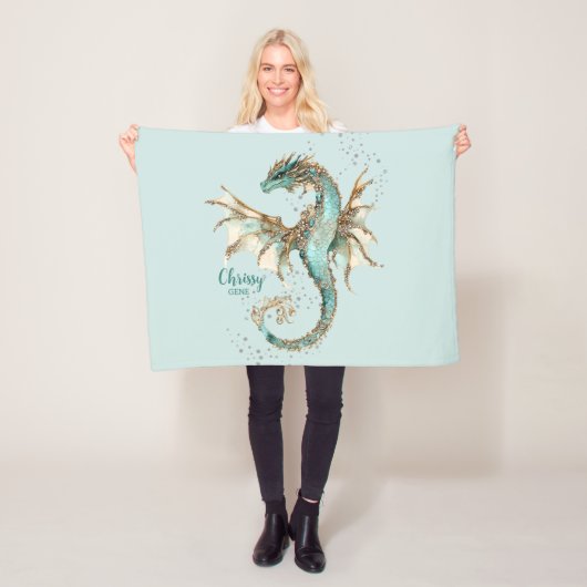 ドラゴン王室の新生児毛布 フリースブランケット (インサイチュ)