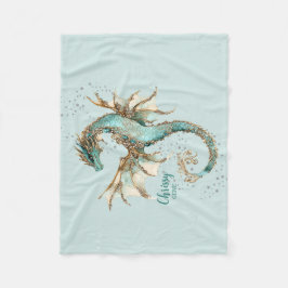 ドラゴン王室の新生児毛布 フリースブランケット