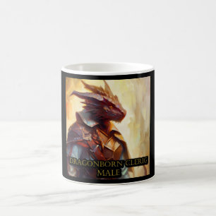 ドラゴン生まれの聖職者の男性 コーヒーマグカップ