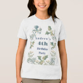 ドラゴン男子の3歳・4歳・5歳の誕生日パーティー トライブレンドTシャツ (正面)