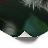 ドラゴン白熱［赤熱］光を放つフェアリー・アート ポスター (コーナー)