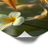 ドラゴン白熱［赤熱］光を放つフェアリー・アート ポスター (コーナー)