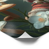 ドラゴン白熱［赤熱］光を放つフェアリー・アート ポスター (コーナー)