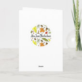 ドラゴン神パーソナライズされた教の生き物の誕生日 カード (裏面)