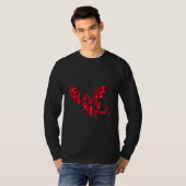 ドラゴン神話の生き物ドレイクビーストフィクション Tシャツ (正面フル)